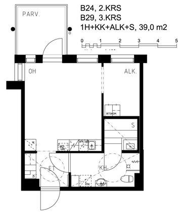 Right of occupancy apartment Vantaa Simonkylä 1 room