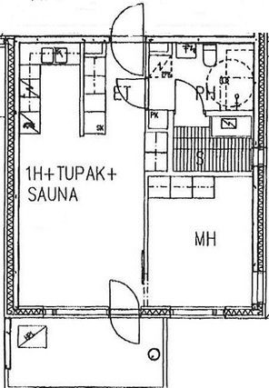 Vuokra-asunto Lahti Ruoriniemi Kaksio kampanja