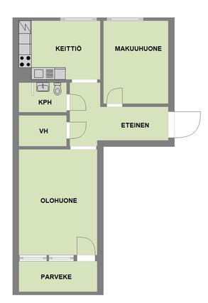 Rental Kankaanpää Reima 2 rooms