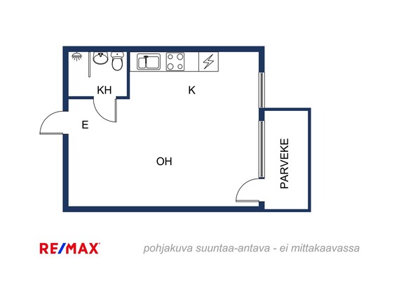 Rental Helsinki  1 room Yleiskuva