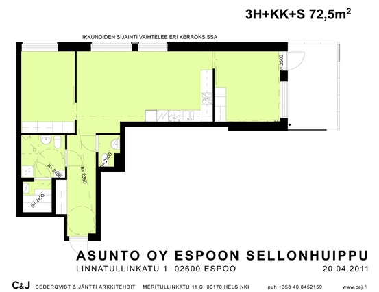 Rental Espoo Leppävaara 3 rooms -
