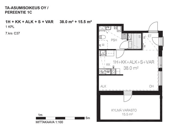 Asumisoikeusasunto Pirkkala Pere Yksiö