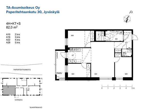 Asumisoikeusasunto Jyväskylä Tourula 4 huonetta