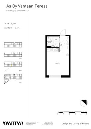 Rental Vantaa Kivistö 1 room