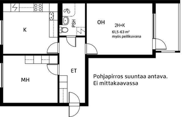 Rental Vantaa Tikkurila 2 rooms