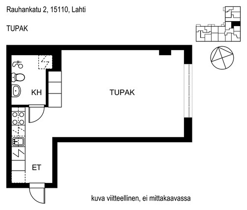 Vuokra-asunto Lahti Keskusta Yksiö QR-koodista pääset tutustumaan Rauhankadun asukastarinoihin ja aistimaan tunnelmaa!