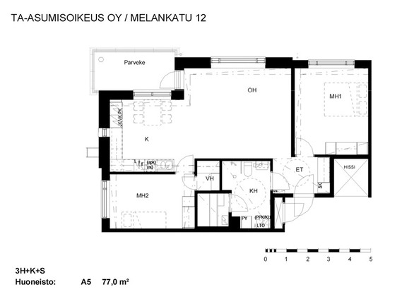 Right of occupancy apartment Kuopio Männistö 3 rooms