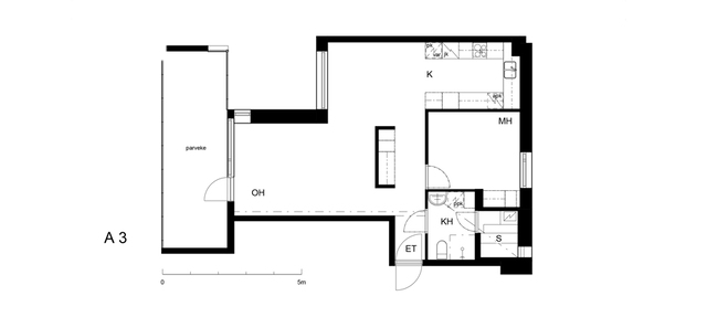 Rental Helsinki Herttoniemenranta 2 rooms Nkatu 1 A    3  Niittaajankatu 1 A 3