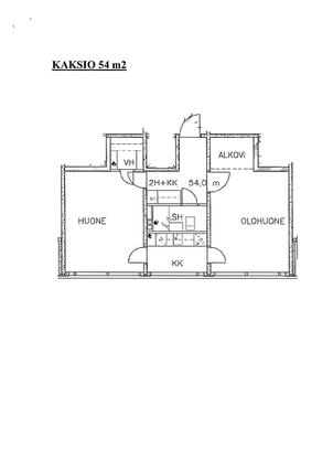 Rental Vaasa Ristinummi 2 rooms Julkisivu