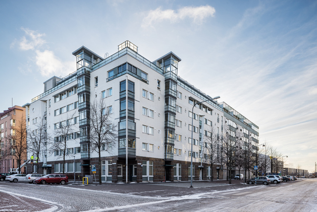 Vuokra-asunto Helsinki Jätkäsaari 3 huonetta Julkisivu