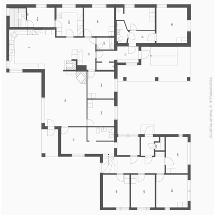 Vuokra-asunto Oulu Rajakylä 5 + Piha, yli 5000m2 tontilla runsaasti tilaa