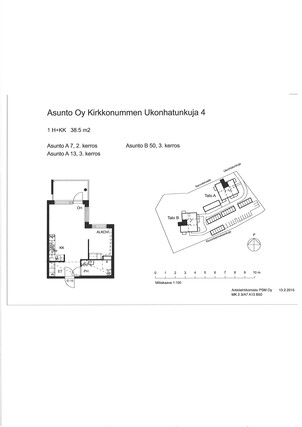 Rental Kirkkonummi Sarvvik 1 room -