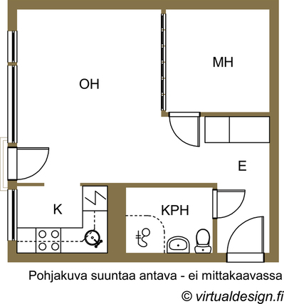Rental Ylöjärvi Ylinen 1 room