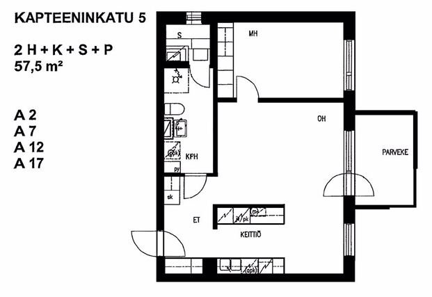 Rental Lahti Ruoriniemi 2 rooms