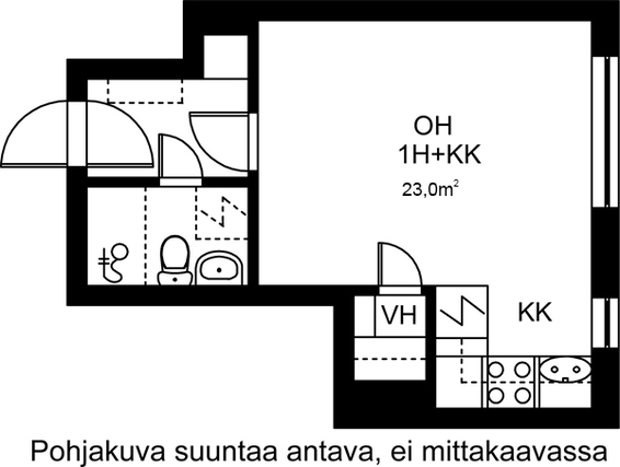 Rental Jyväskylä Keskusta 1 room Julkisivukuva