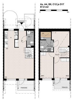 Right of occupancy apartment Espoo Saunalahti 3 rooms