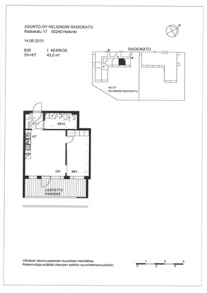 Rental Helsinki Länsi-Pasila 2 rooms