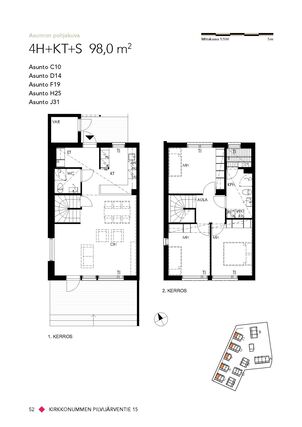 Right of occupancy apartment Kirkkonummi  4 rooms