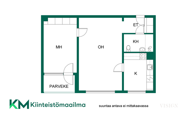 Rental Savonlinna Haka-alue 2 rooms