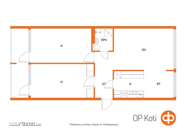 Vuokrataan Kerrostalo 3 Huonetta - Järvenpää Keskusta Huvilakatu 6 A