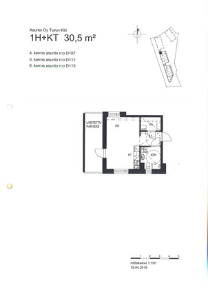 Rental Turku Nummi 1 room