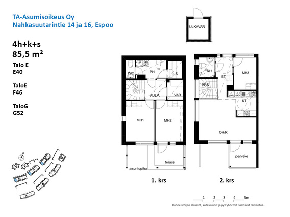 Asumisoikeusasunto Espoo Kurttila 4 huonetta