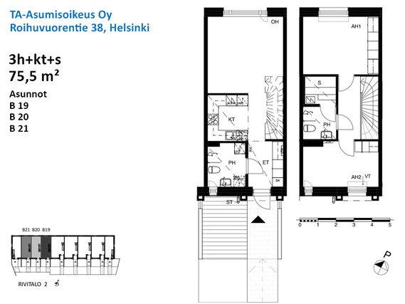 Right of occupancy apartment Helsinki Herttoniemi 3 rooms