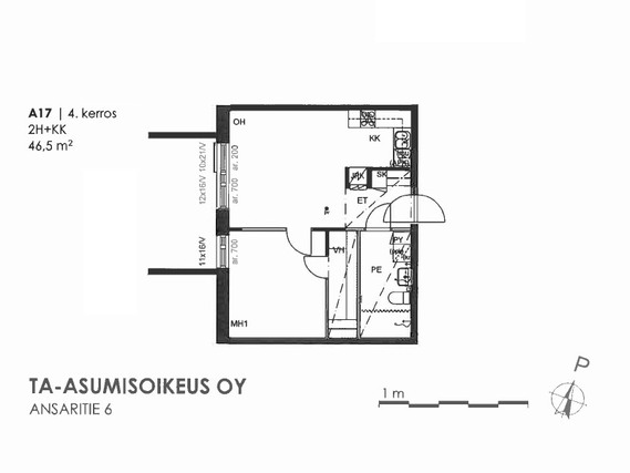 Right of occupancy apartment Jyväskylä Halssila 2 rooms