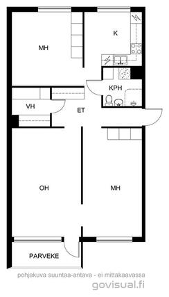 Vuokra-asunto Janakkala Turenki 3 huonetta