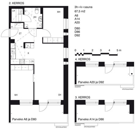 Right of occupancy apartment Espoo Vanttila 3 rooms