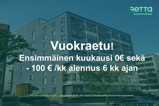 Vuokra-asunto Tampere Härmälänranta Kaksio -