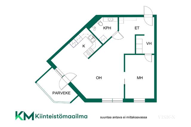 Rental Vantaa Pähkinärinne 2 rooms
