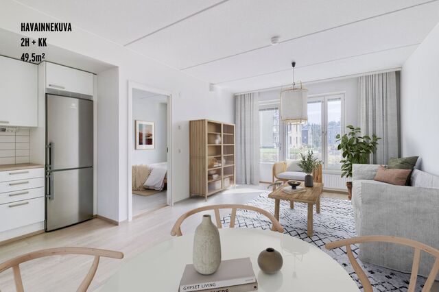 Rental Espoo Olari 1 room Havainnekuva