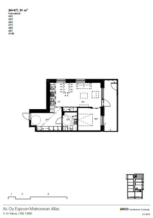 Rental Espoo Finnoo 2 rooms Kampanja