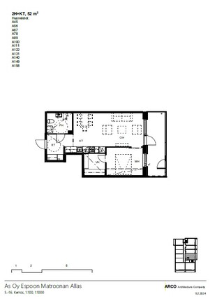 Rental Espoo Finnoo 2 rooms Kampanja