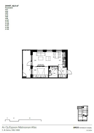 Rental Espoo Finnoo 2 rooms Kampanja