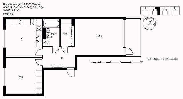 Rental Vantaa Martinlaakso 2 rooms