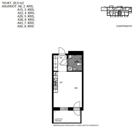 Rental Kerava Keskusta 1 room Julkisivukuva