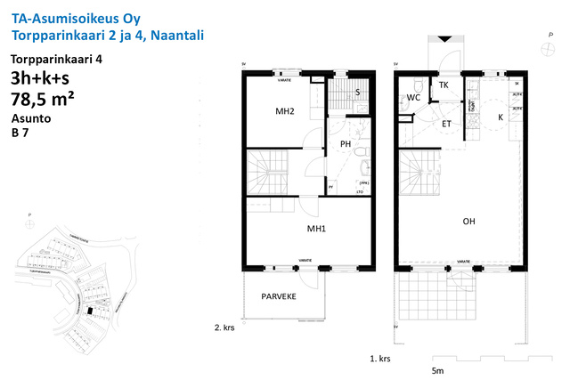Right of occupancy apartment Naantali Tammisto 3 rooms
