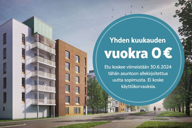 Vuokra-asunto Järvenpää Terhola 3 huonetta