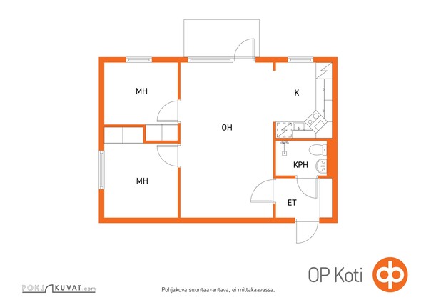 Vuokrataan Kerrostalo 3 Huonetta - Tampere Kissanmaa Kissanmaankatu 10 B