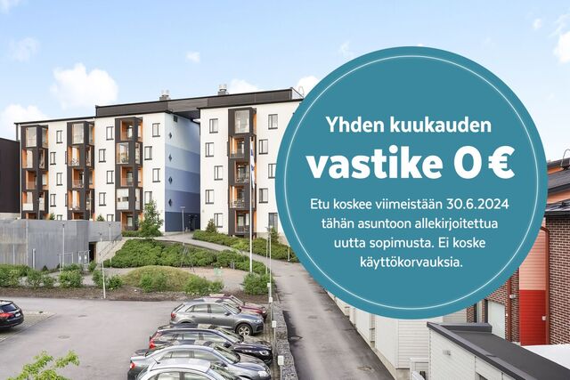 Right of occupancy apartment Tampere Vuores 1 room