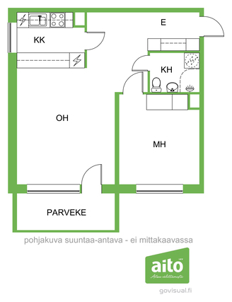 Rental Mikkeli  2 rooms