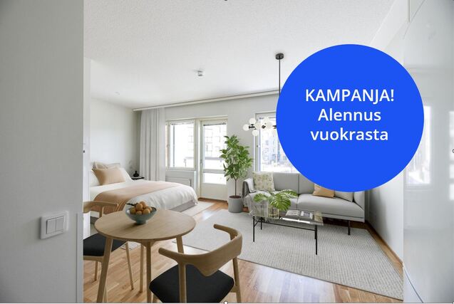 Vuokra-asunto Turku Länsikeskus Yksiö