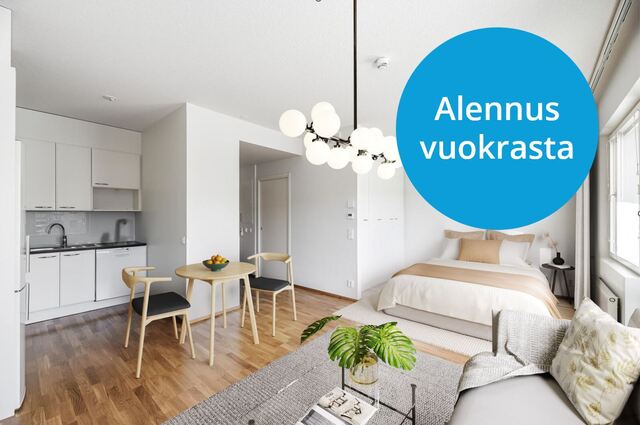 Vuokra-asunto Turku Länsikeskus Yksiö