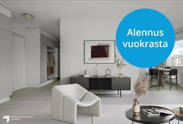 Vuokra-asunto Lappeenranta Tykki-Kiviharju 3 huonetta