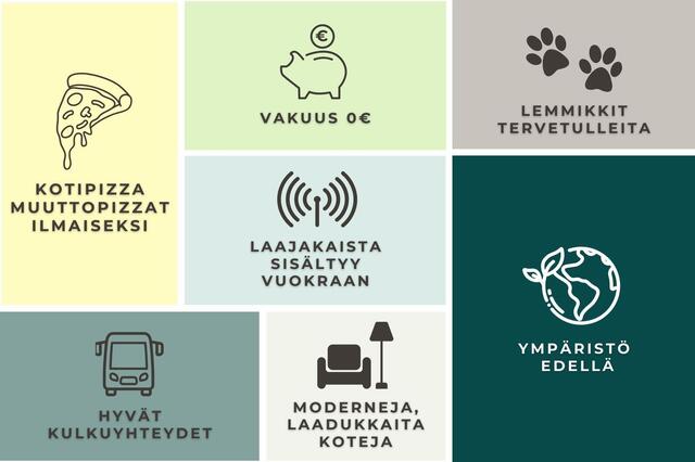 Rental Tampere Lielahti 1 room