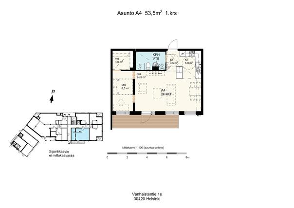 Vuokra-asunto Helsinki Kannelmäki Kaksio