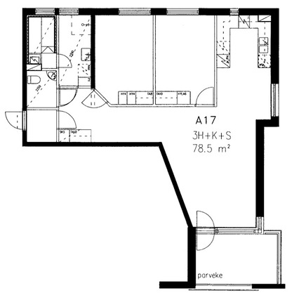 Right of occupancy apartment Helsinki Tali 3 rooms