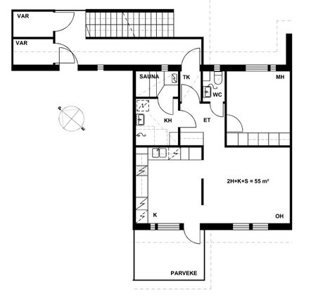 Right of occupancy apartment Kouvola Lehtomäki 2 rooms